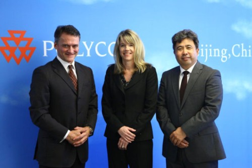 Polycom̫^(q)ձȺޅ^(q)Hansjoerg Wagner (һ)PolycomȫNۈ(zh)иTracey Newell()PolycomЇ^(q)(jng)(һ)